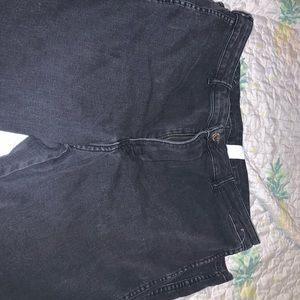 Lightly faded black skinny  jeans